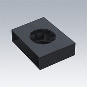 Axyl Flood — AXYL FLOOD M DUAL BRACKET D60/D76 BK